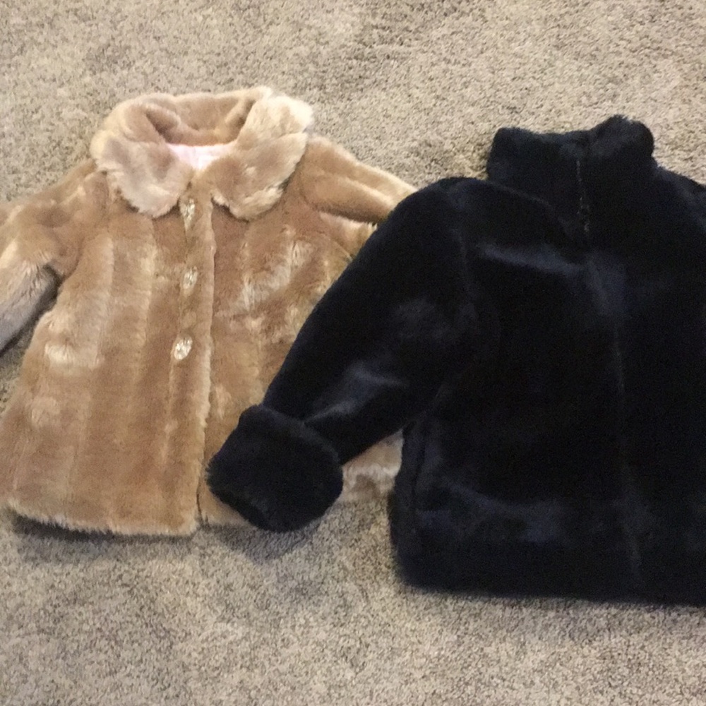 Faux Fur Jackets 4T and 5T